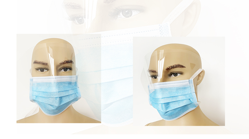 disposable face mask with eye shield disposable face mask with eye shield
